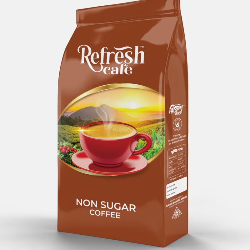 Refresh Non Soger Coffee 1 Kg Puch Pack ( 3 In 1 Instant Coffee )