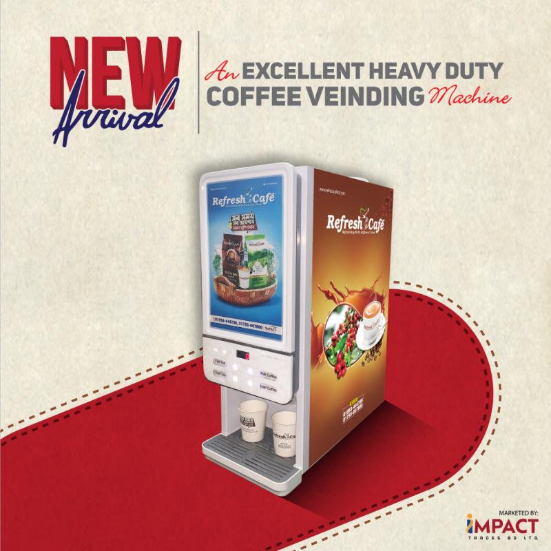 Tea & Coffee Machine with Hot Water Half Cup Full Cup System 2 Option Pump