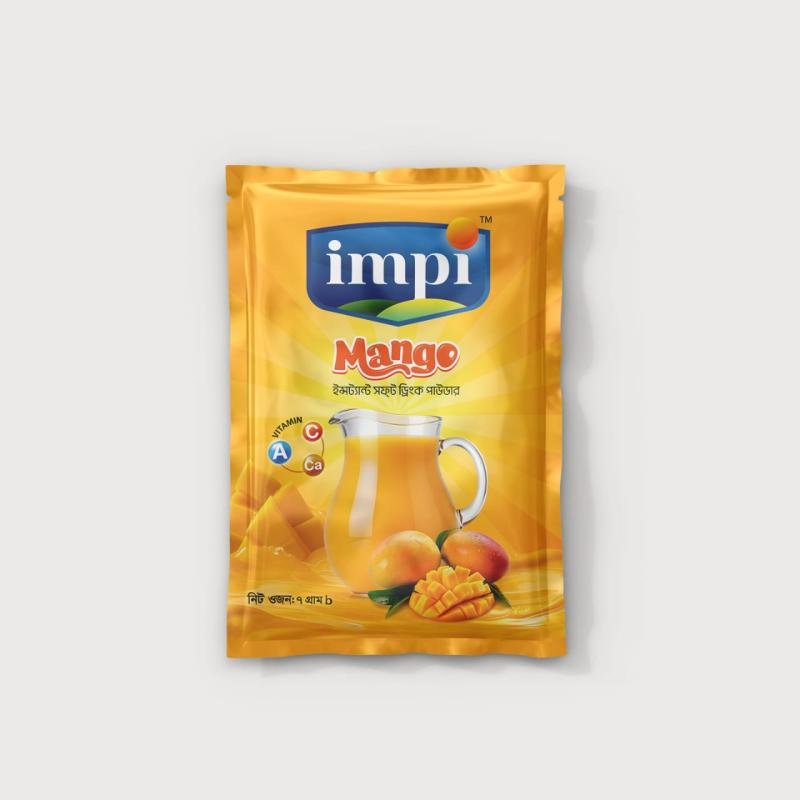 IMPI Mango Flavor Instant Drink Powder - 7g Pack 36 PCS Box